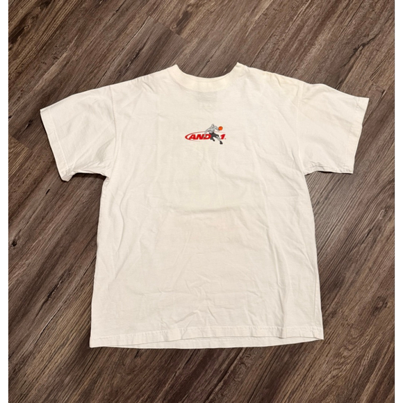 Vintage Y2K AND1 Youth Basketball Graphic Tee Sz XL (Mens S) EUC Streetwear - Picture 4 of 9